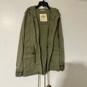 Hollister women’s jacket size medium worn once in perfect condition
